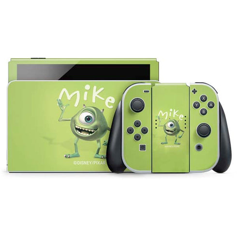 Disney Monsters Inc. Mike Portrait Nintendo Switch OLED (2021) Skin